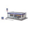 Rokuhan Z Gauge S049-2 Convenience Store Model White Miniature Train Layout Building Accessory