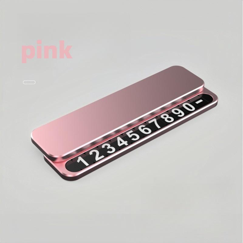 Temporary Parking Mobile Phone Number Car Plate Hidden Ornament