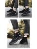 2025 Autumn/Winter Men's High-Top Leather Martin Boots - New Fashion Workwear Shoes