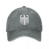 GerUnisexy Flag Washed Baseball Cap GerUnisex Eagle Stylish Hip Hop Dad Hats Summer Unisex Women Hunting Camping SunProof Baseball Caps
