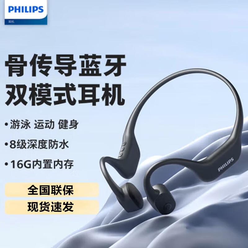 Philips TAA6609 Bone Conduction Wireless Sports Headphones