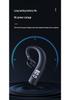 F19 Wireless Bluetooth Ear-Hook Sport Earphone with Noise Cancellation & Digital Display, Single Ear, 5.2