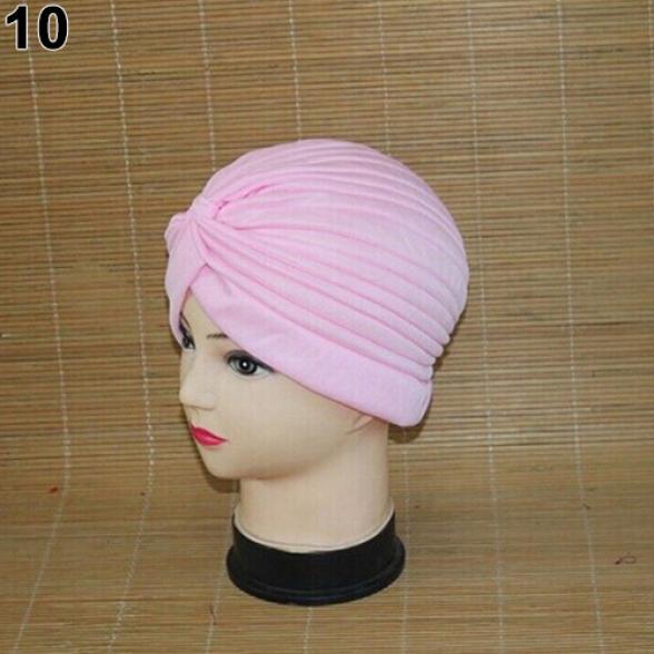 Femei Bandita Bumbac Turban Indian Stretchy Cap Wrap Cancer Yoga Casual