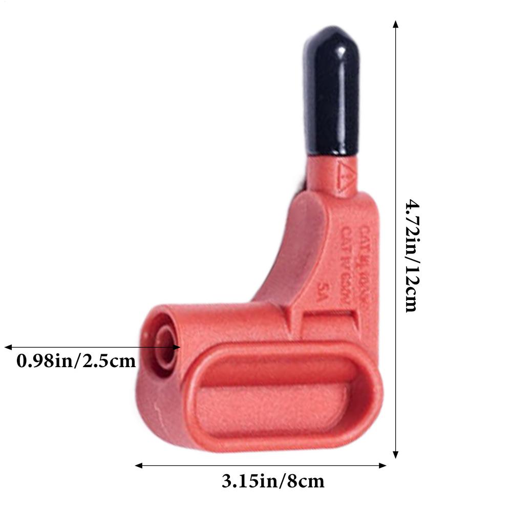 

Magnet Test Probe Multimeter Magnetic Probe Multimeter Test leads Probe Fast Magnet Probe For Digital Multimeter Megohmmeter червоний