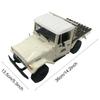 4WD 1 16 Remote Control DIY Assemble Crawler Car Model with 25g Servo 370 Brush MotorBeige