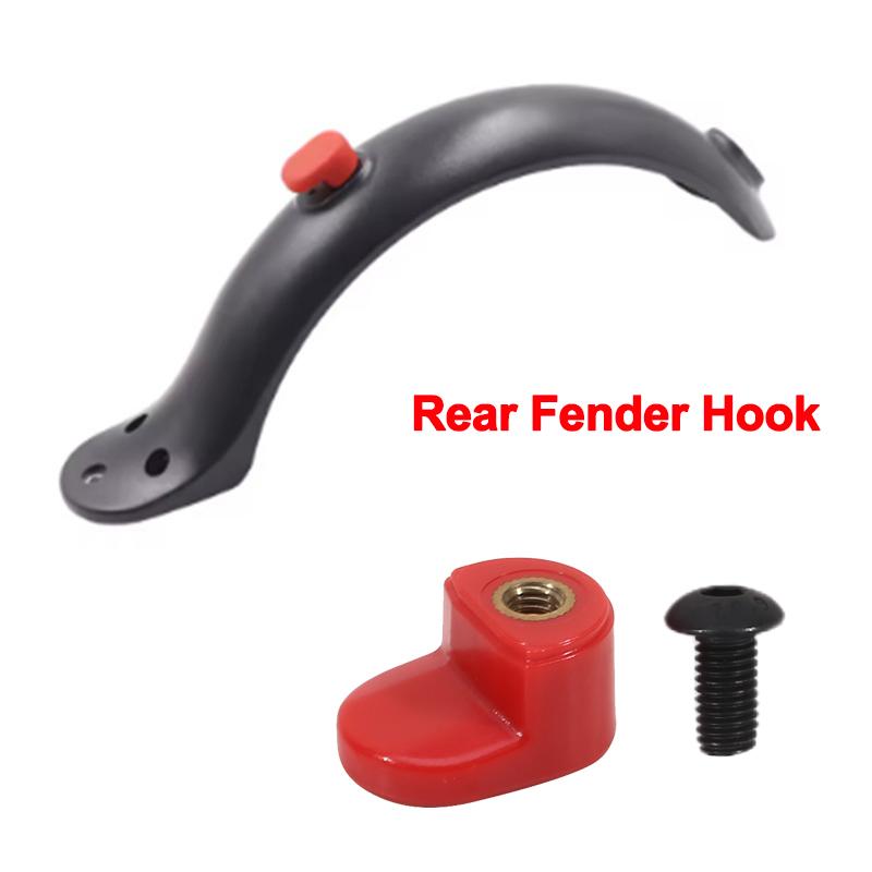 Gancho do Para-lama Traseiro Para Acessórios de Patinete Elétrico Gancho Dobrável de Para-lama Peças de Reposição com Capa de Silicone