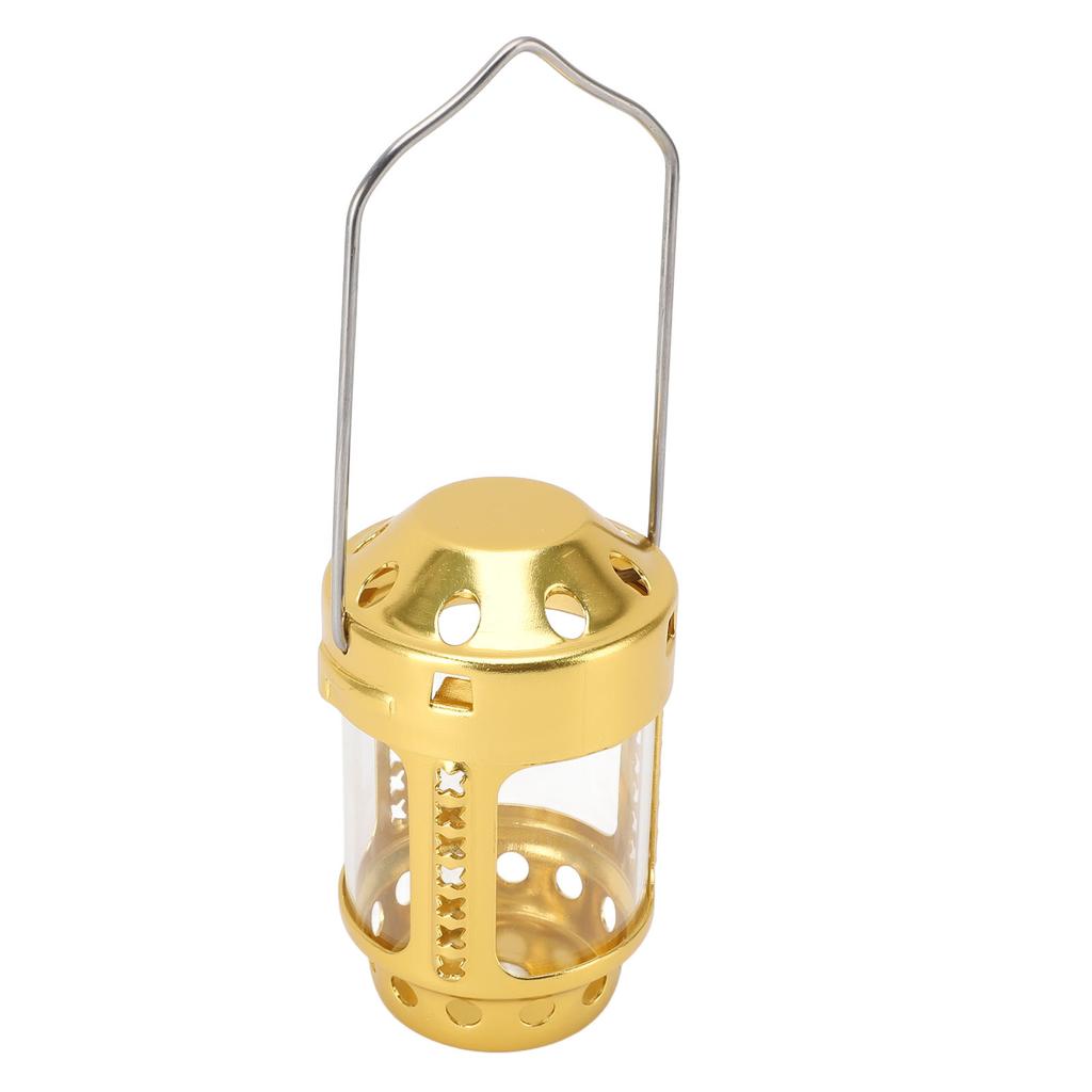 Tealight Candle Lantern Vintage Portable Metal Lantern Tealight Candle Holder for Camping Outdoor