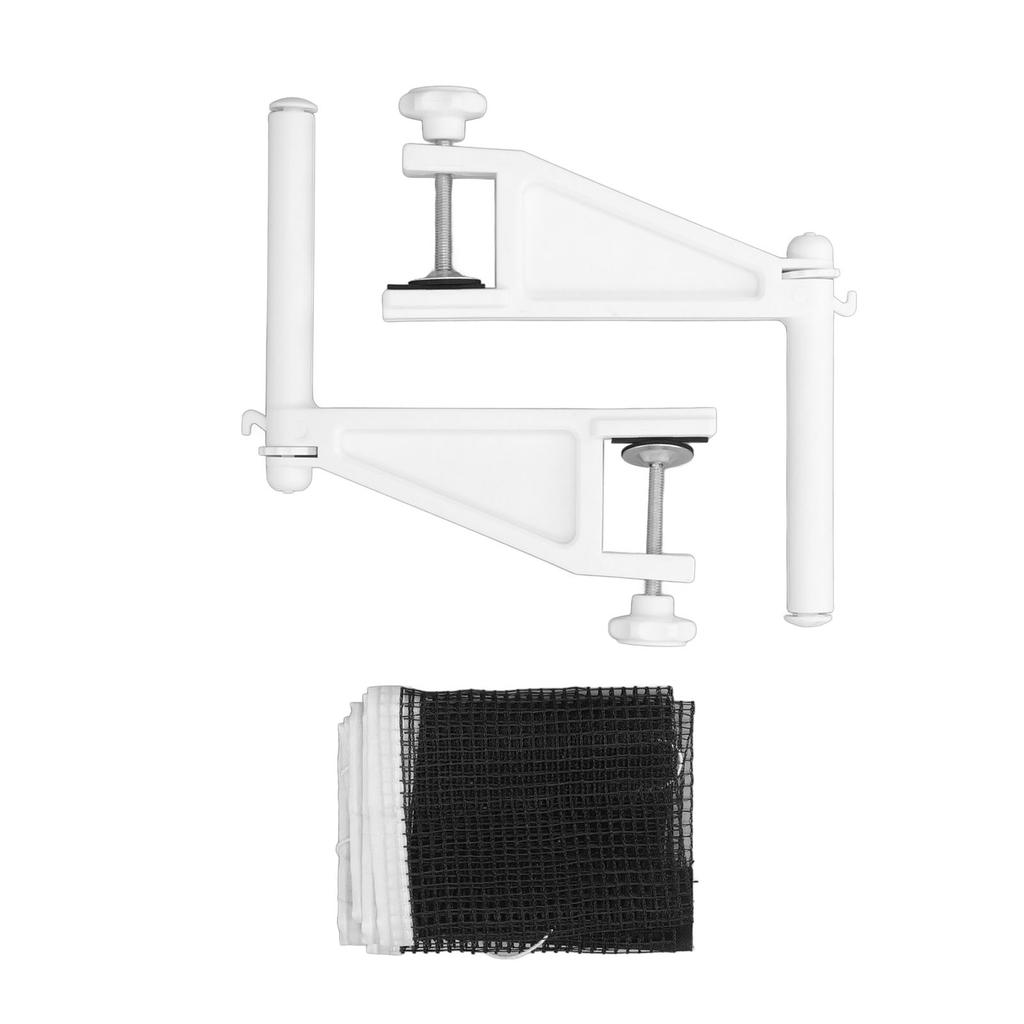 Table Tennis Net and Post Set Folding Adjustable Easy Setup Portable Table Tennis Mesh Net with