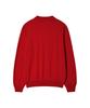 BEYOND CLOSET [Collection Line] Fine Wool Fit Collar Knit Red