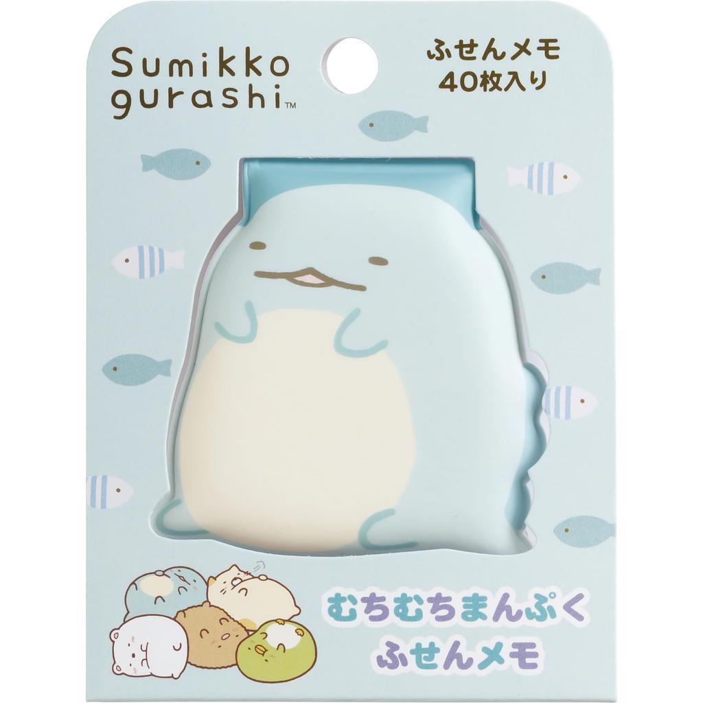 Sumikkogurashi Plump Sticky H58 x W55 x D15mm San-X Notes, Lizard, MH23404,