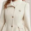unifree Women's Slim Fit Woolen Coat