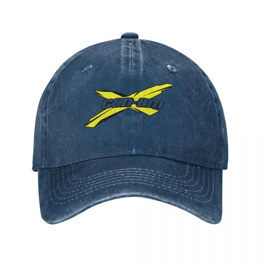 Can Am Racing Baseball Caps Casual Distressed Washed Logo Headwear Men Women Outdoor Summer Unstructured Soft Caps Hat