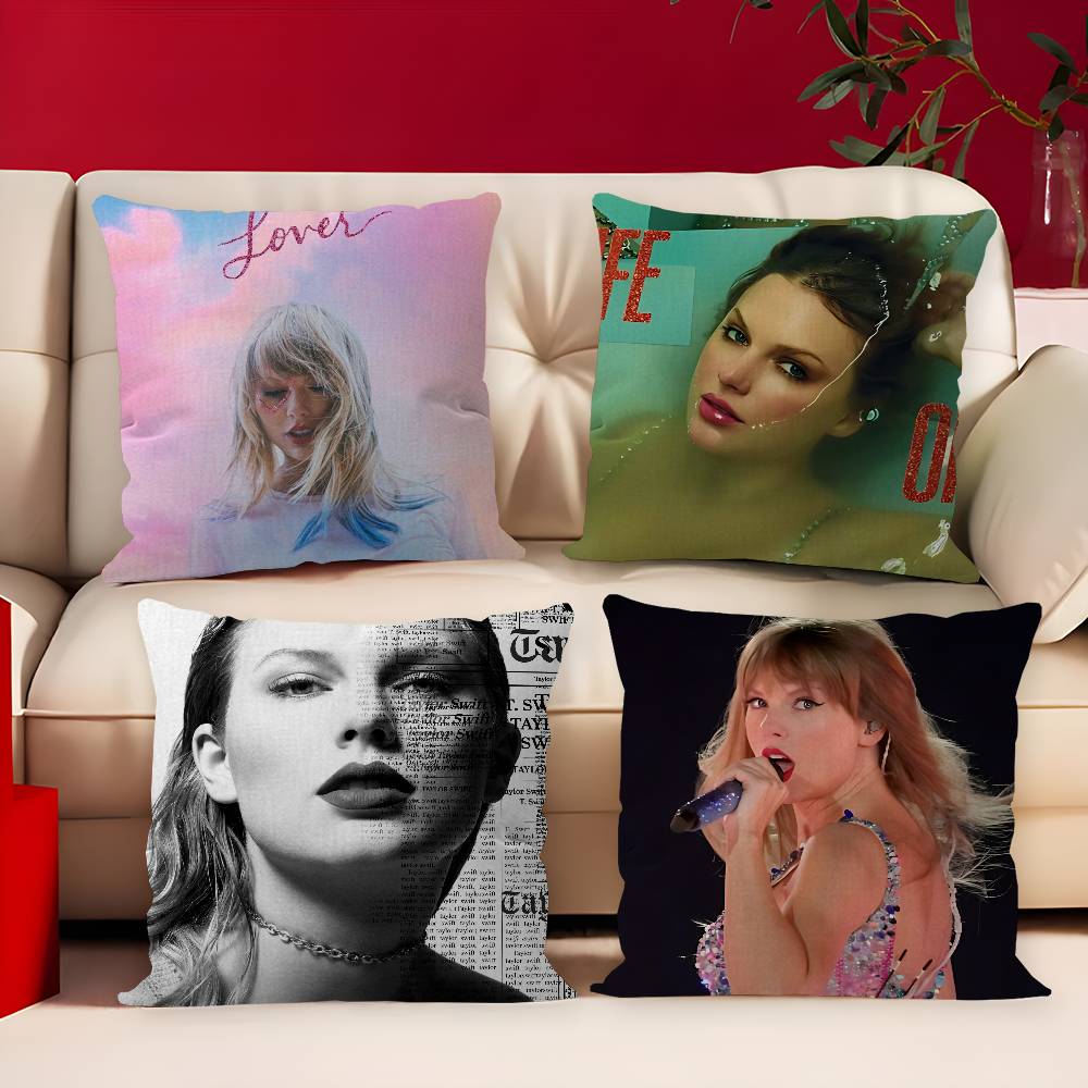 T-Taylor-Swifts Singer Pillowcase Toon Gift Cushion Cover Bedroom Home Sofa Chair Seat Decor Pillow Case