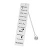 2024 Teacher's Day Engraved Round Pendant Bookmark - Student & Teacher Souvenir Gift