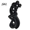 Minimalist Couple Decor 3D Printed Tango Dancer Statue, Abstract Art Figurine with Elegant Ballroom Pose, Modern Stable Base Statue Home Sculpture for