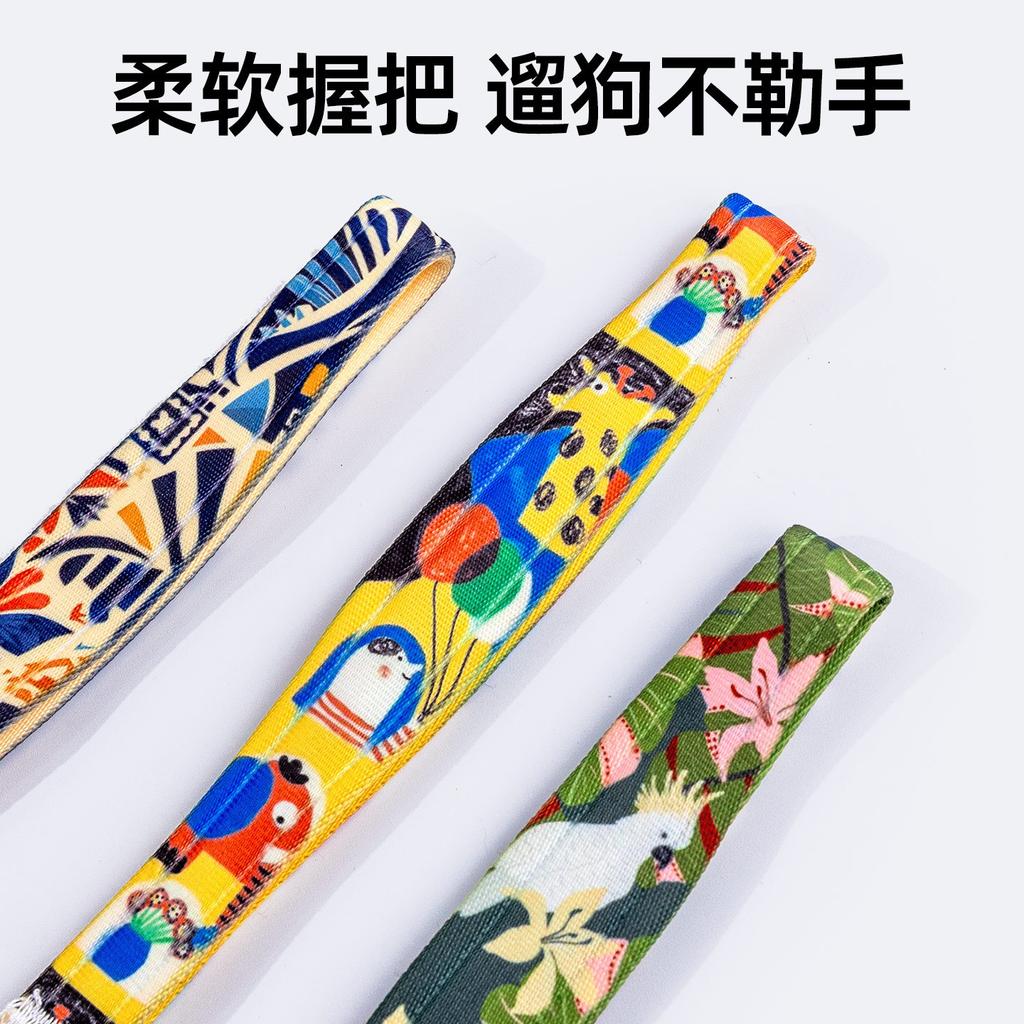 Nowa smycz dla psa: Smycz dla małego psa do chodzenia i smycz dla dużego psa przeciwwybuchowa, pleciona smycz dla zwierząt