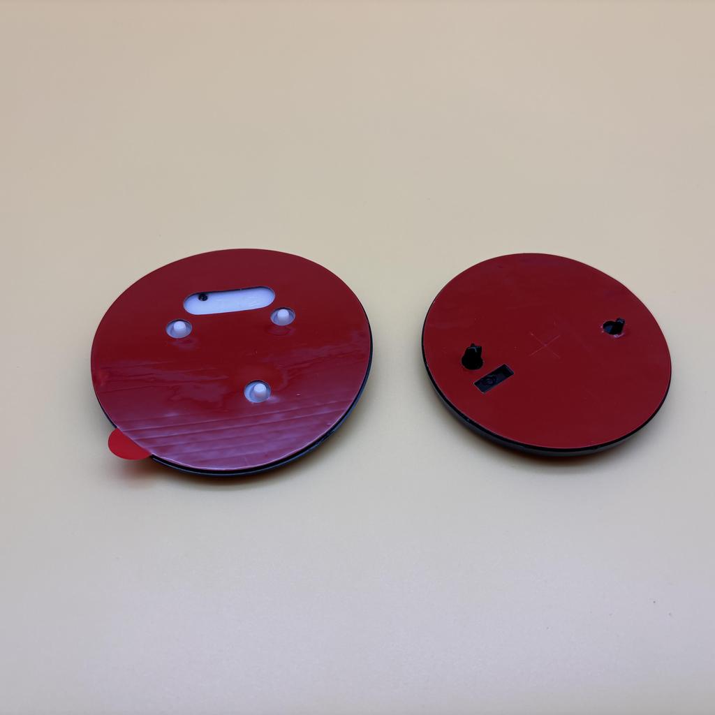 1pcs 9cm 8cm Refit S Logo Car Front Hood Rear Trunk Emblem For Fabia Octavia VRS Superb Rapid Yeti Karoq Vision Accessories