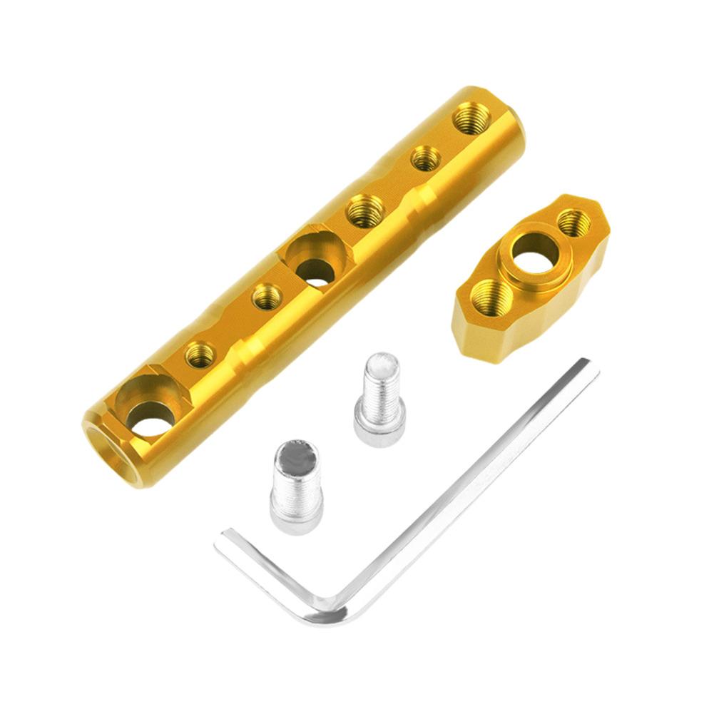 

Аксесуари для мотоцикла Розширювальний кронштейн Тримач для телефону з спрямованим точковим освітленням для безпечного досвіду їзди золотий