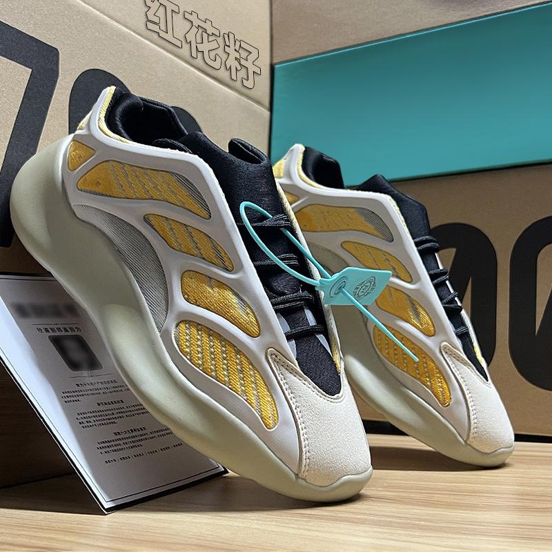 

Coconut 700-3 dad shoes skeleton luminous sneakers men s real popcorn luminous couple casual shoes women s trend 45