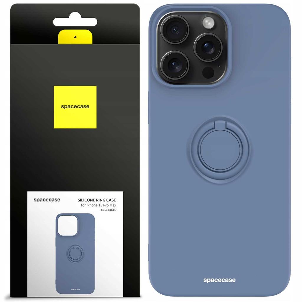 Sc Silicone Ring Iphone 15 Pro Max Blue
