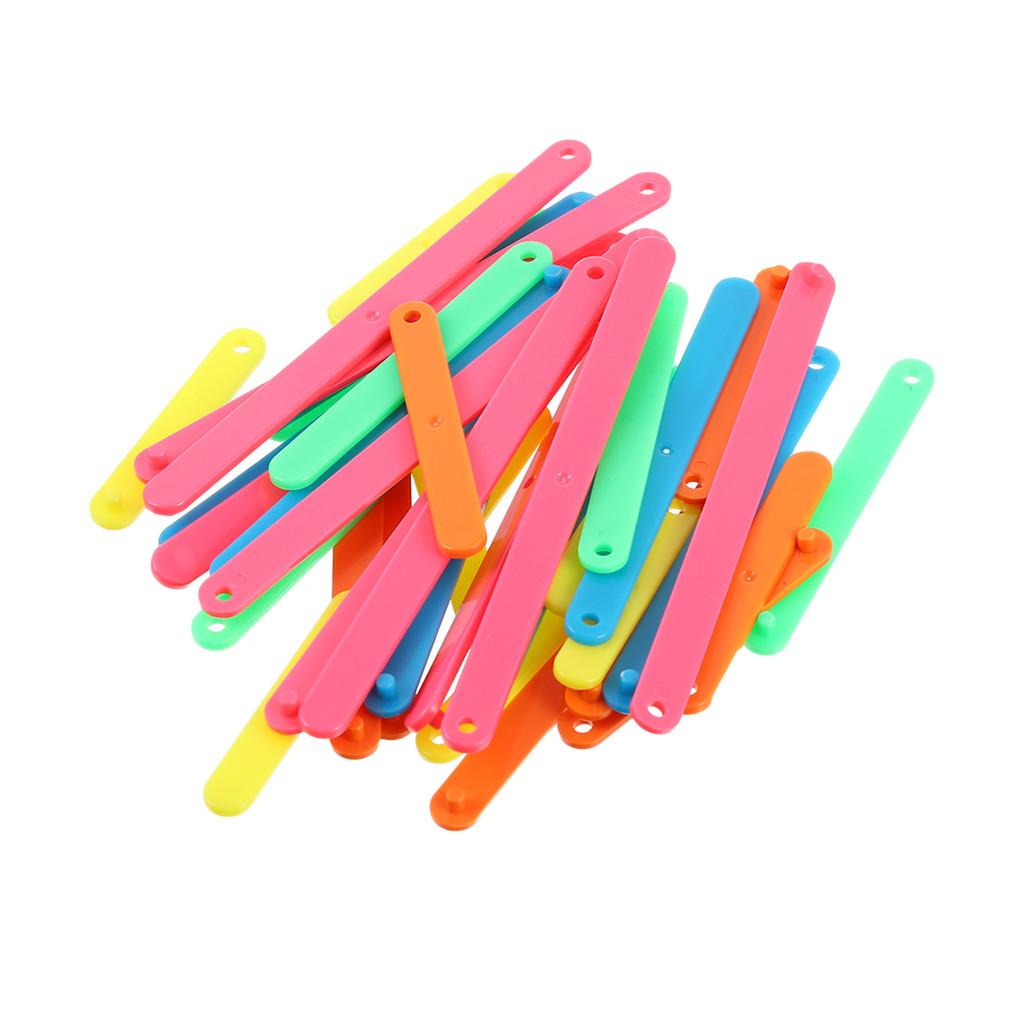 

50 Pcs Splicing Strip Educational Children Math Toys Geometry Shape Chips Math Manipulatives Learning Triangle Teaching Plastic