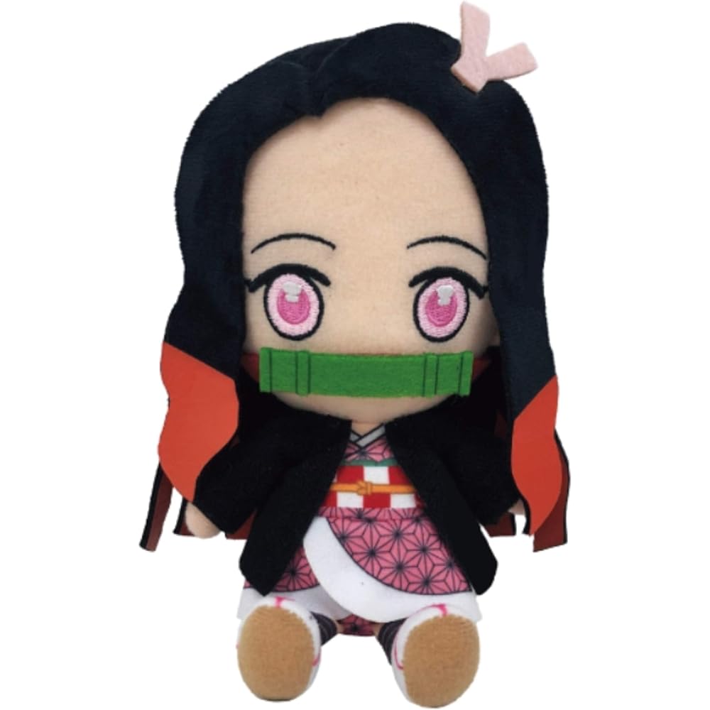 Sunrise Demon Slayer Chibi Plush Toy Nezuko Size: Sitting Approximately H15cm