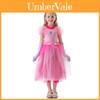 Super Mario Bros Kids Princess Peach Cosplay Costume For Halloween And Stage Performances