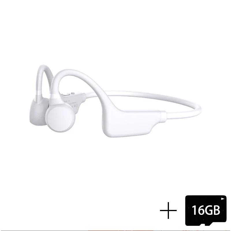 Sports Bluetooth Headphones Waterproof Wireless Earbuds with Microphone Ear-hook TWS Bass HIFI Stereo MP3 SD Card Support