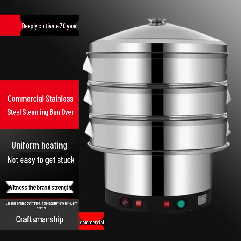 Commercial Stainless Steel Electric Steamer