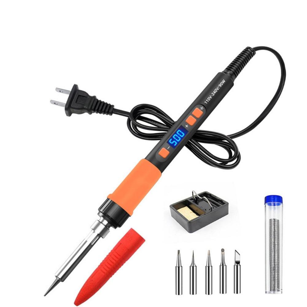 90W Soldering Iron Kit LCD Digital Soldering Repair Tools Welding Heating Pen  Electronic Component