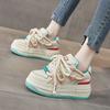 Internet celebrity thick-soled muffin little white shoes women's summer and autumn 2025 new niche design lightweight casual sports shoes