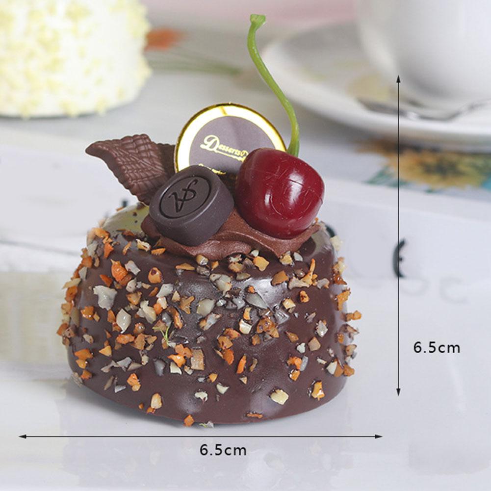 

1pcs Strawberry Fruit Cake Model Simulation Food Fake Snack Bread Decoration Dessert Table Snack Decoration Home Display