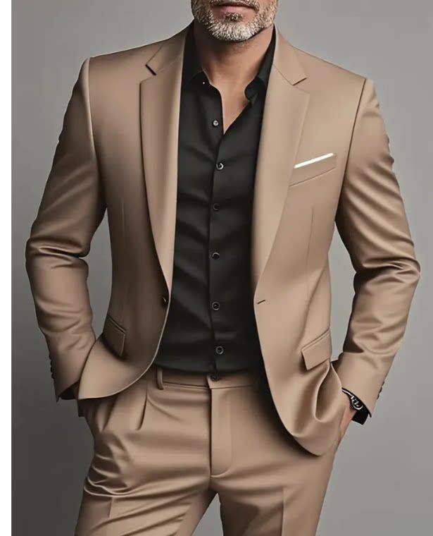 Korean Style Retro Business Casual Men`s