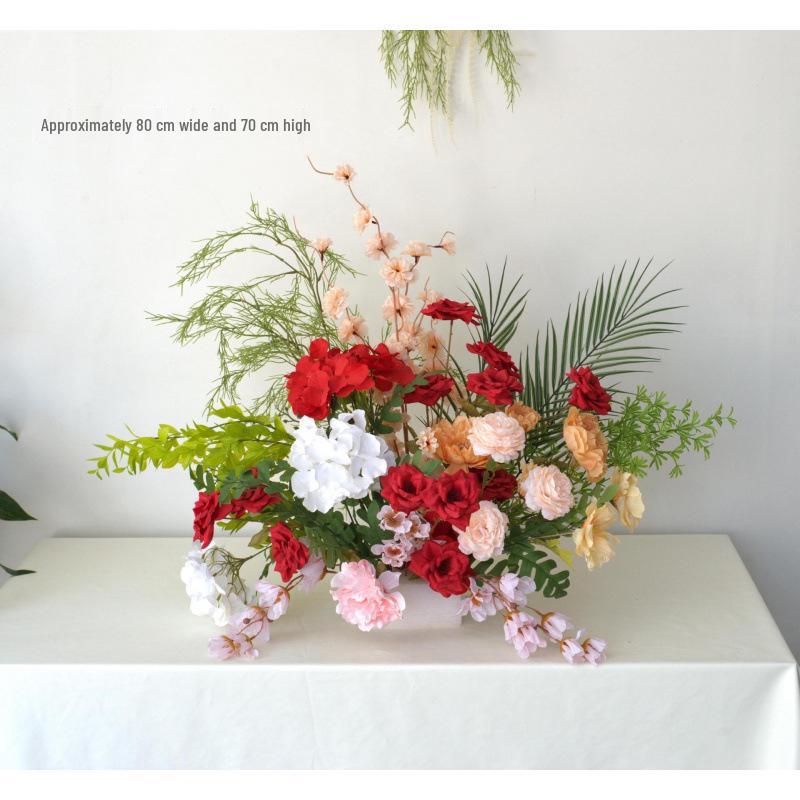 Mango Series Silk Flower Art Centerpiece & Wedding Decor