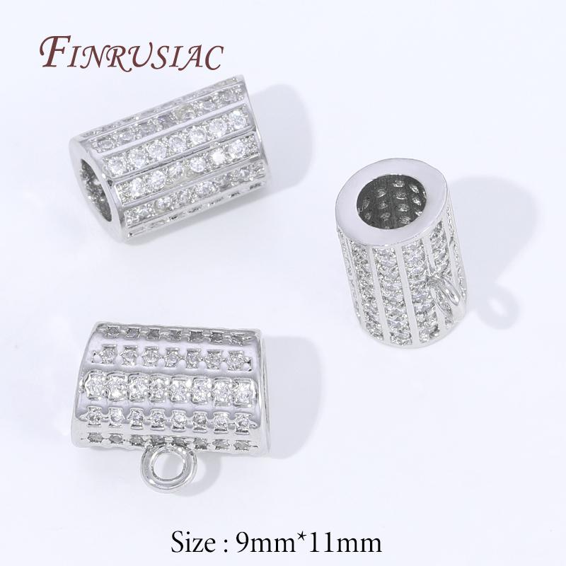 2 Pcs 18K Gold Plated Bails For Pendants,Bale Pendant Holder For Jewelry Accessories,Bead Separator,Jewelry Bail,Necklace Bails