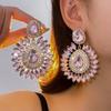 Exaggerated Earrings Retro Palace Style Earrings  Fashionable Elegant Earrings Niche Design