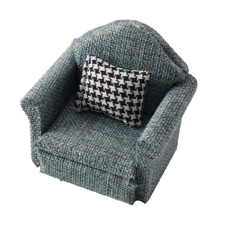 Dollhouses Plush Miniature Sofa Furniture For Toyhouses Jewelry Box Design Safe Childrens Play