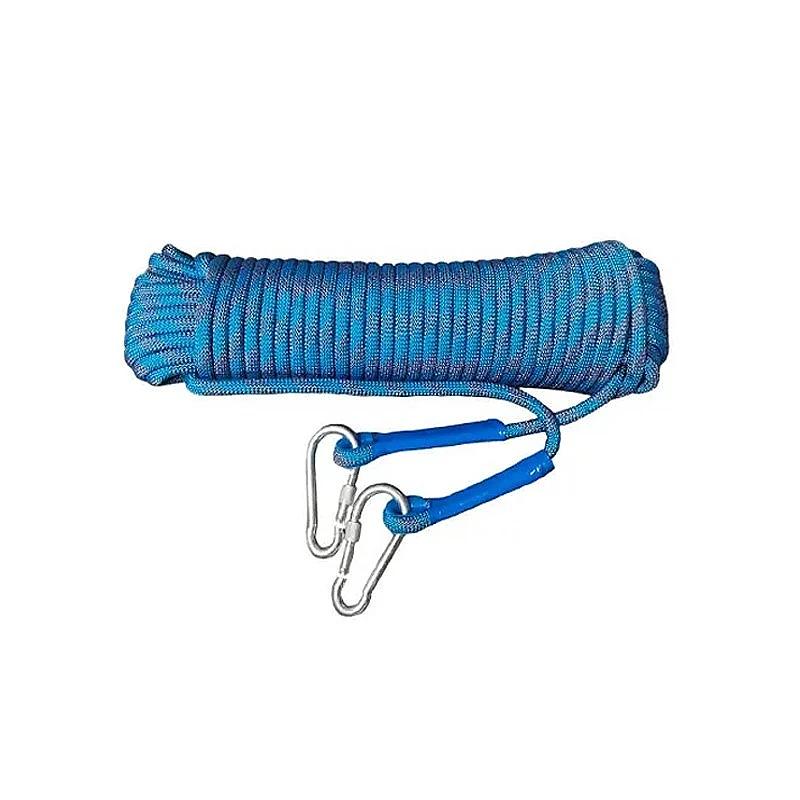 10M/20M/30M Outdoor Safety Rope Rock Climbing Rope Blue Clothesline Safety Life Rope for Fire Rescue Safety Escape Tree Climbing