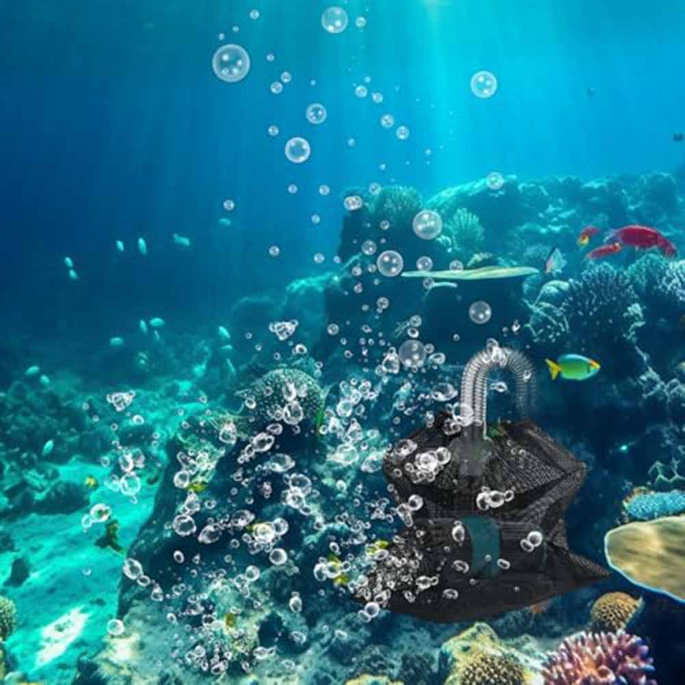 2 Pcs Pump Barrier Bag With Drawstring Pond Pump Filter Mesh Bag Fish Pond Filter Bag Water Pump Filter Mesh