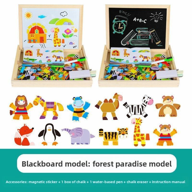 Wooden Jigsaw Puzzles Intellectual Development Toys Education Blocks Building