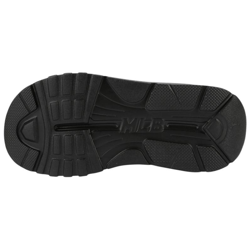 MLB Slipper Rubber Sole Slip-Resistant Slide Slippers Unisex Black Sneakers 32SHHP111-50L