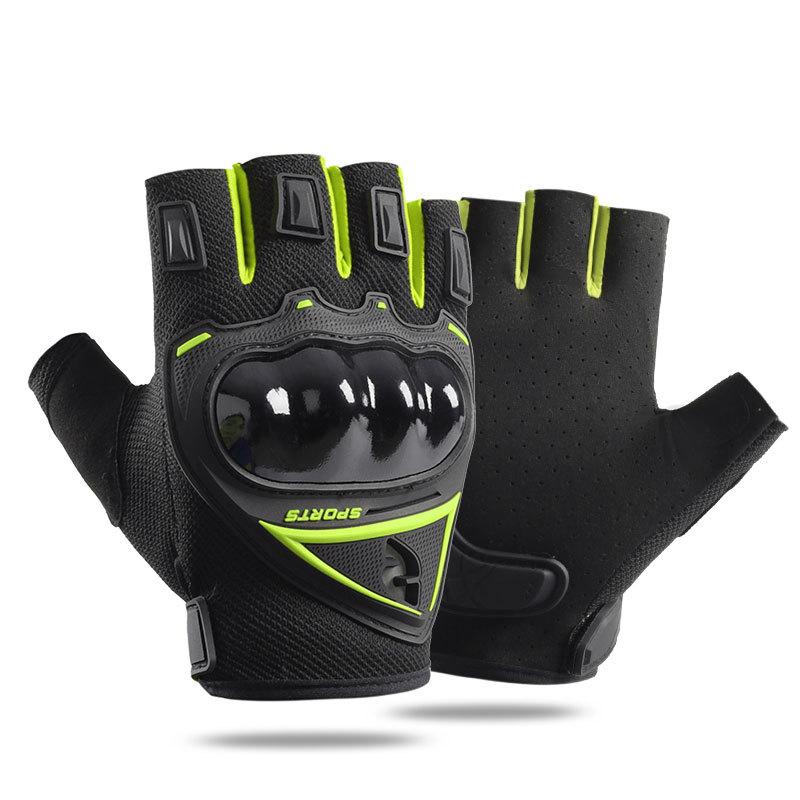 Motorcycle riding full finger touch screen gloves men's sports protection fitness wear-resistant anti-drop locomotive electric vehicle gloves