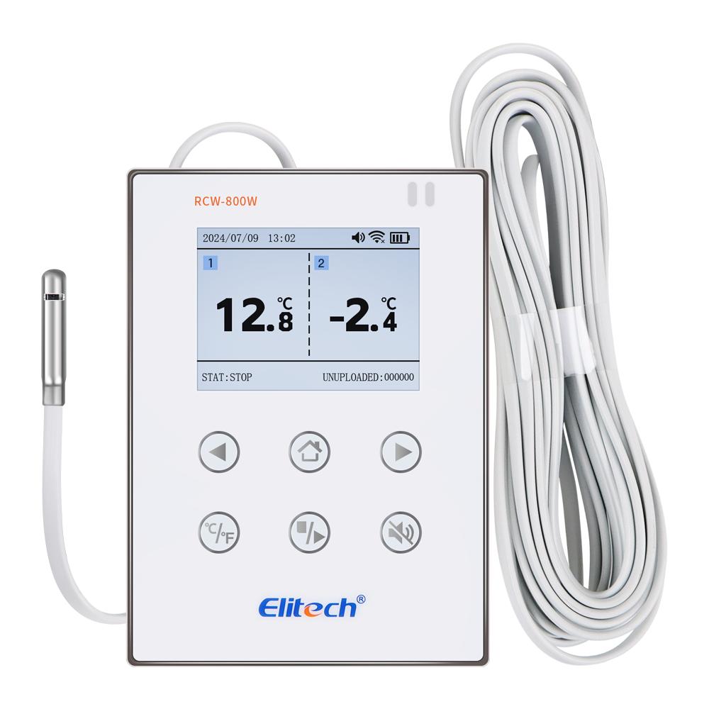 WiFi Temperature Humidity Data logger Datalogger 20000 Points Large Capacity Reusable TEMP RH Detector Elitech for Cold Chain