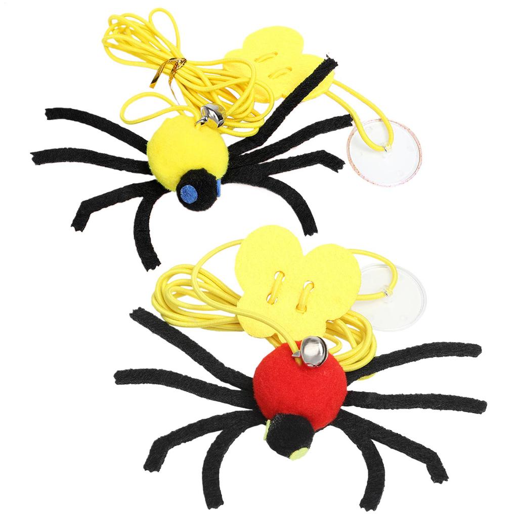 Hanging cat toy elastic rope interactive spider design door swing cat teaser Elastic String Spider Game Interactive Cat Toys