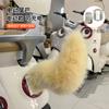 Cute Electric Wagging Plush Tail with Remote Control Moving Fox Tail Decoration Universal for Car Scooter Motorcycle