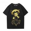 Bendy And The Ink Machine Game Tshirts Cotton Short Sleeve Oneck Female Tshirt Loose Cartoon Graphic Printing T Shirt Unisex