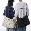Men's Crossbody Bag Hollow Messenger Bag Women's Large Capacity Shoulder Bag