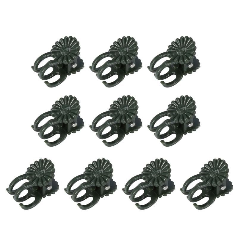 20/40/100Pcs Plant Clip Orchid Clip Plant Orchid Support Clip Flowers and Vine Clip for Support Stem Vine Growing
