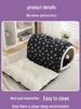 Four Seasons Washable Pet Bed: Winter Warmth for Cats & Dogs, Indoor/Outdoor Use, Cozy Villa Design, Dog House & Mattress