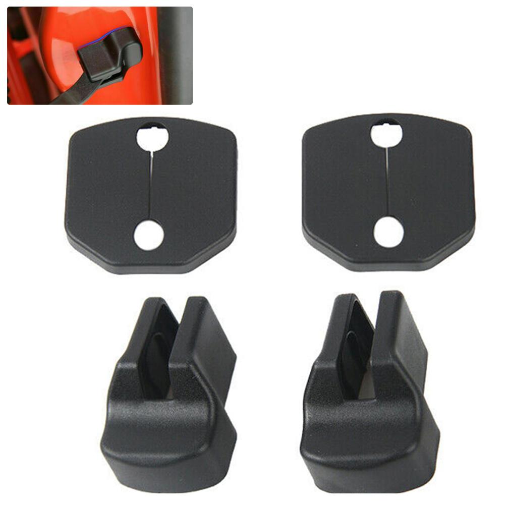 Car Door Lock& Door Stopper Catch Cover Buckle Cover Protector Guard For Mustang 2015-2025 Car Accessories